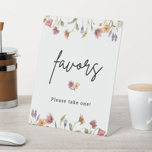 Frühlingsstifter Wildblume Bitte nehmen Sie einen  Sockelschild (In SItu)