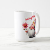 Frühlingsstimmung Gnom Tasse (VorderseiteRechts)