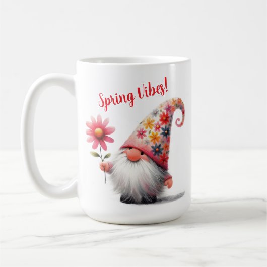 Frühlingsstimmung Gnom Tasse (Links)