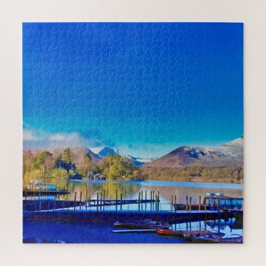 Frühlingsstimmung in Derwent Water Puzzle (Vertikal)