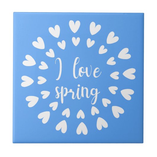 Frühlingsstimmung, Liebe Fliese (Vorderseite)