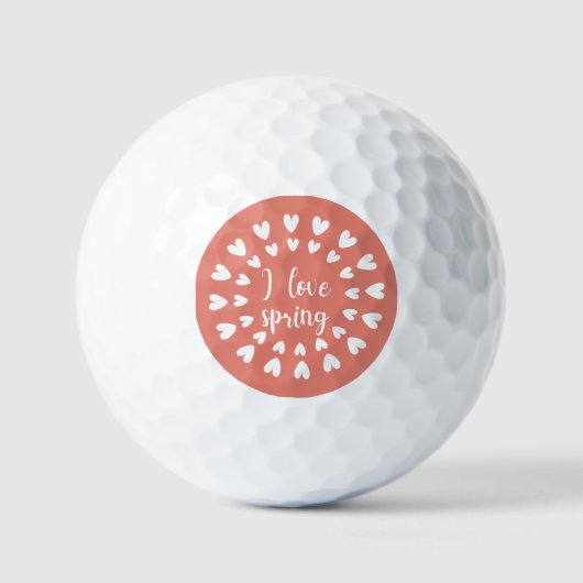 Frühlingsstimmung, Liebe Golfball (Vorderseite)
