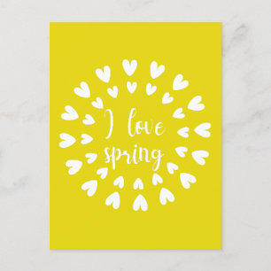 Frühlingsstimmung, Liebe Postkarte