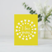 Frühlingsstimmung, Liebe Postkarte (Stehend Vorderseite)