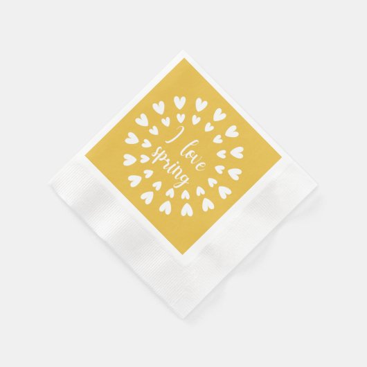 Frühlingsstimmung, Liebe Serviette (Ecke)