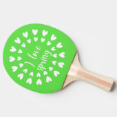 Frühlingsstimmung, Liebe Tischtennis Schläger (Seitenansicht)