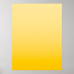 FRÜHLINGSSTIMMUNG – Pastellgelb tief zu hell Poster