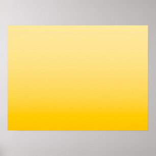 FRÜHLINGSSTIMMUNG – Pastellgelb tief zu hell Poster