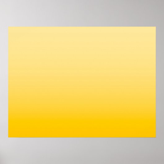 FRÜHLINGSSTIMMUNG – Pastellgelb | tief zu hell | Poster (Vorne)