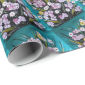 Frühlingsstrauß-Gemälde von Alfred Fox Geschenkpapier (Rolleneckpunkt)