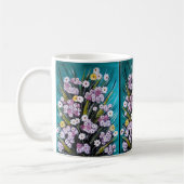 Frühlingsstrauß-Gemälde von Alfred Fox Kaffeetasse (Links)