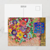 Frühlingsstrauß Postkarte (Vorne/Hinten)