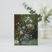 Frühlingsstrauß Postkarte (Stehend Vorderseite)