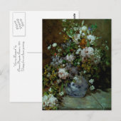Frühlingsstrauß Postkarte (Vorne/Hinten)