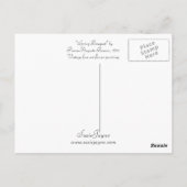 Frühlingsstrauß Postkarte (Rückseite)