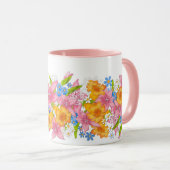 Frühlingsstrauß Tasse (VorderseiteRechts)