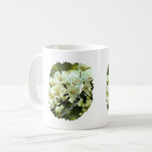Frühlingsszenario ZierIllustration Grün Kaffeetasse