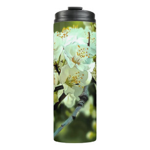 Frühlingsszenario ZierIllustration Grün Thermosbecher