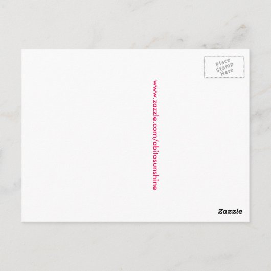 Frühlingsszent Postkarte (Rückseite)