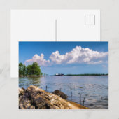 Frühlingstag auf dem Mississippi Postkarte (Vorne/Hinten)