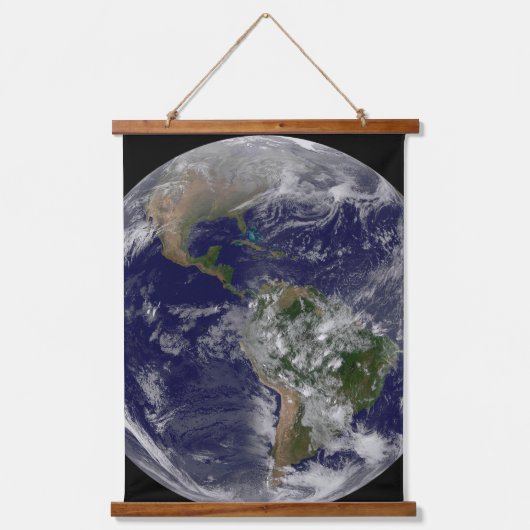 Frühlingstag auf der Nordhalbkugel. Wandteppich Mit Holzrahmen (Vorderseite)