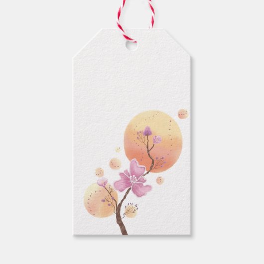 Frühlingstag Blume Muttertag Geschenkanhänger (Vorderseite)