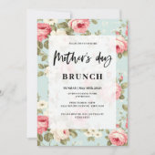 Frühlingstag Blumenmutter Brunch Einladung (Vorderseite)