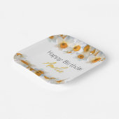 Frühlingstag daffodil Geburtstag Pappteller (Gewinkelt)