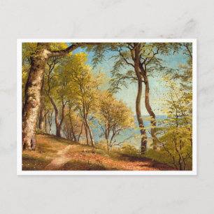 Frühlingstag im Wald von Peder Mork Monsted Postkarte