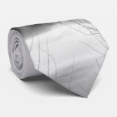 Frühlingstag in Ozark Mill Grayscale Neck Tie Krawatte (Gerollt)