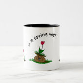 Frühlingstag Zweifarbige Tasse (Mittel)