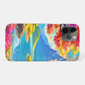 Frühlingstal: Aussicht auf Berge Case-Mate iPhone Hülle (Rückseite (Horizontal))