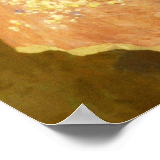 Frühlingstanz, Arthur F. Mathews Poster (Ecke)