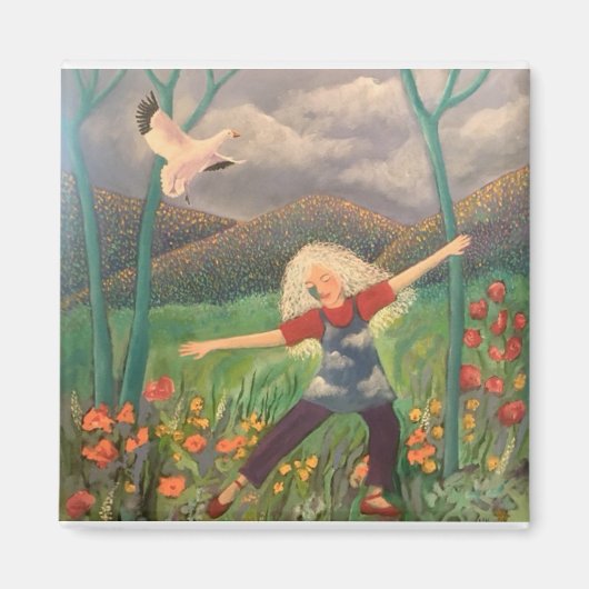 Frühlingstanz Magnet (Vorne)