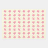 Frühlingstee Party Pink Wrapping Paper Geschenkpapier Set (Vorderseite 3)