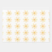 Frühlingstee Party Türkis und Gelb Geschenkpapier Set (Vorderseite 3)