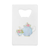 Frühlingstee, Tee, Tee, Blumentee, Blume Geldbeutel Flaschenöffner (Rückseite)