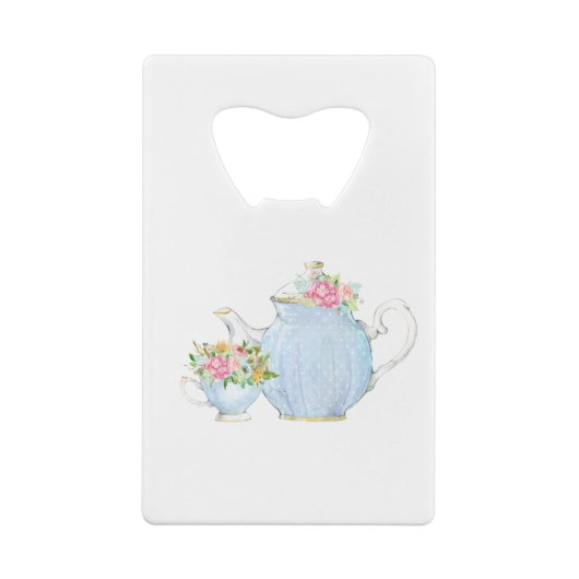 Frühlingstee, Tee, Tee, Blumentee, Blume Geldbeutel Flaschenöffner (Rückseite)