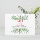 Frühlingsteileinladung Einladung (Stehend Vorderseite)