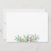 Frühlingsteileinladung Einladung (Rückseite)