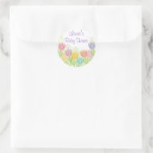 Frühlingsticker Runder Aufkleber (Tasche)