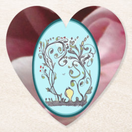 Frühlingstrachten haben nur Spaß Papier C Untersetzer