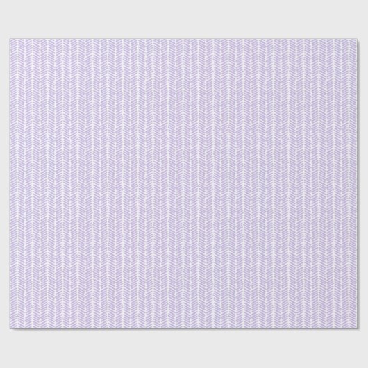 Frühlingstraining Leichte Violette Lila Weißer Zig Geschenkpapier (Flach)