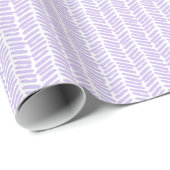 Frühlingstraining Leichte Violette Lila Weißer Zig Geschenkpapier (Rolleneckpunkt)