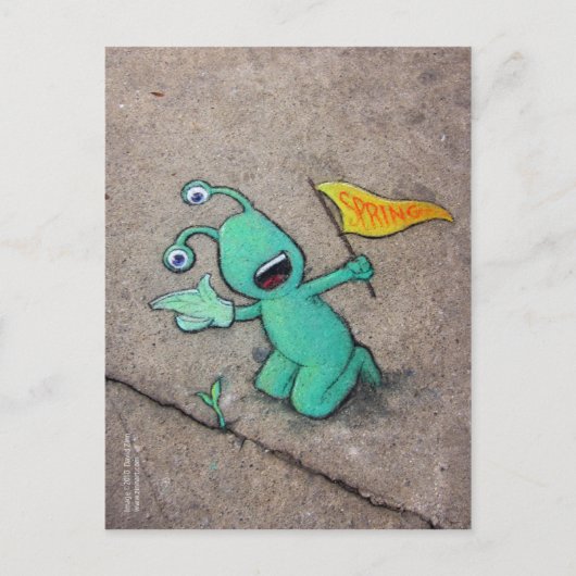 Frühlingstraining Postkarte (Vorderseite)