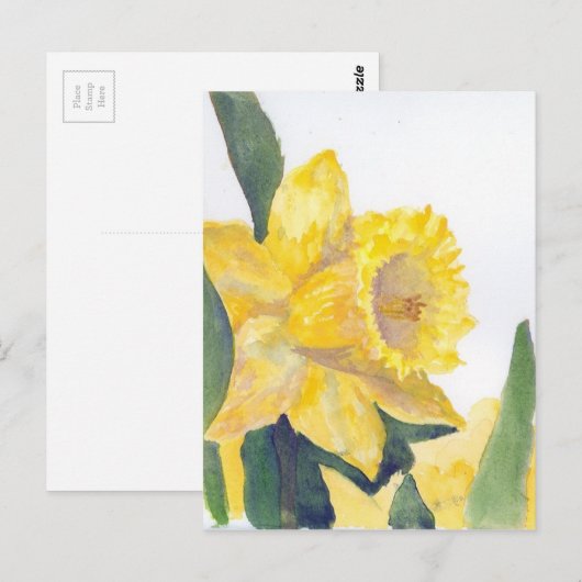 Frühlingstriche Postkarte (Vorne/Hinten)