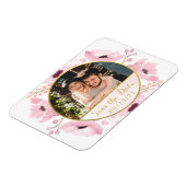 Frühlingstriche Wasserfarben Save the Date Magnet (Linke Seite)