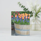 Frühlingstubulptur Postkarte (Stehend Vorderseite)