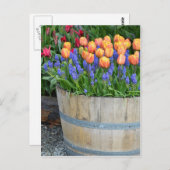 Frühlingstubulptur Postkarte (Vorne/Hinten)