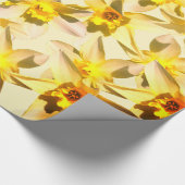 Frühlingstücher blühen Foto Geschenkpapier (Ecke)